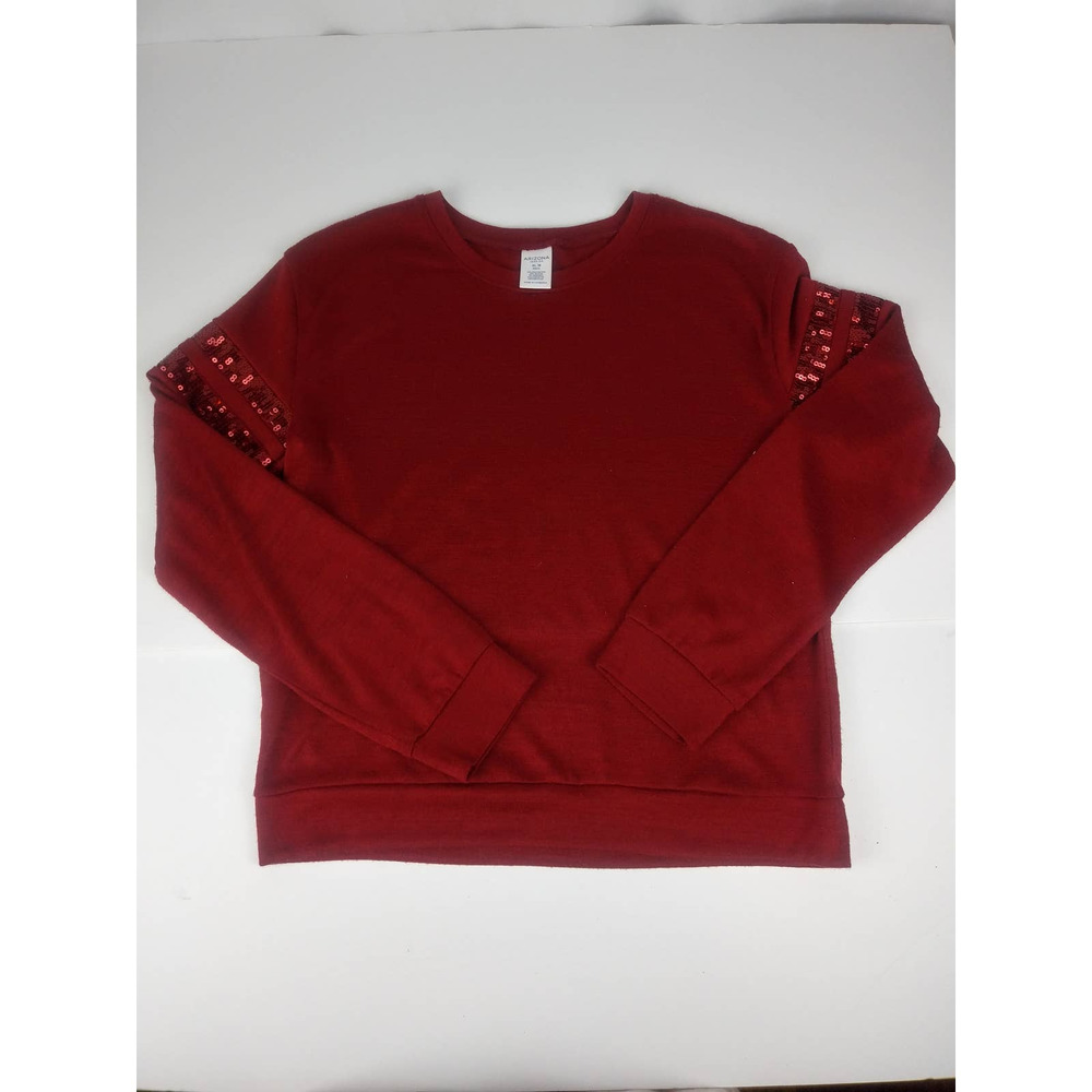 Arizona Jeans Co Red Sweater Women’s XL Sequin